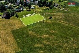 Prodej pozemku k bydlení, 3500 m², Lukavice