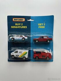 Matchbox set z osmdesátek (Škoda 130 LR) + 3 vozy