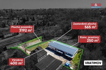 Prodej výrobního objektu, 669 m², Vratimov, ul. Nádražní - 1