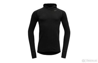 Merino mikina Devold Expedition Merino 235 Hoodie Man Black