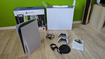 PlayStation 5 PS5 s mechanikou + 2x ovladač, TOP STAV