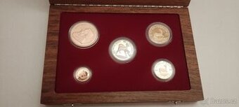 Sada zlatých mincí Krugerrand Proof