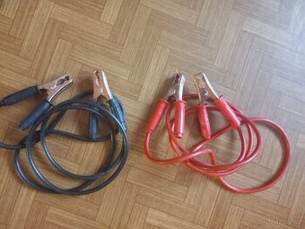 startovací kabely 220 cm skoro nové