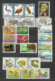 Pošt. známky Mongolska - Fauna 3) ZAMLUVENO