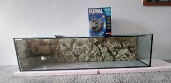 Akvárium 200 x 50 x50 cm + vnější filtr Fluval 405 ZAMLUVENO - 1