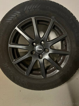 4x Rial Milano R17 5x114,3 225/65/R17 vč. pneu letní+zimní
