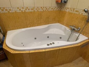Hydromasážní akrylátová vana Gustavsberg