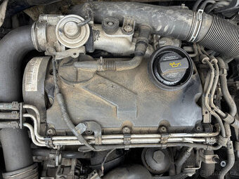 Motor Škoda Octavia 2 VW Golf 1,9 TDI 77Kw BXE komplet