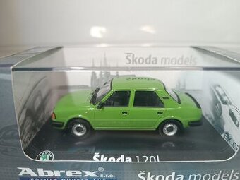 rezervace Abrex model 1/43 Škoda 120L v barvě zelené