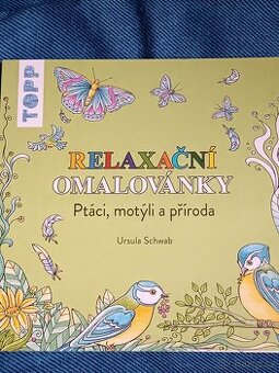 Relaxační omalovánky - Ptáci,motýli a příroda