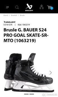 Brankářské brusle Bauer