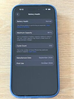 Prodám Apple Iphone 16 Pro 128 GB černý jako nový