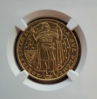 3 Dukát Milénium Svatého Václava NGC