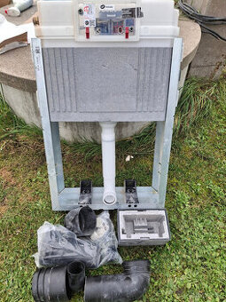 Set WC Tece box + TECEsquare II kovové tlačítko