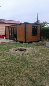 Obytný kontejner se sociálním zařízením 3x6m.