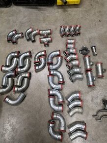 Spojovací technika, fitinky, popruhy, kolečka, nářadí,mix..