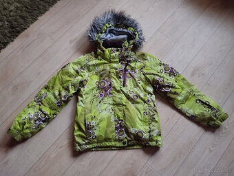 Zelenofialová zimní bunda vel.152/10-12let ICEPEAK