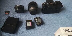 Panasonic Lumix GH4 + 2 objektivy + RØDE VideoMic + SD karta