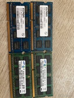 Paměti rám ddr3 notebook