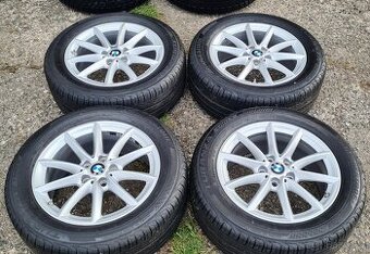 Orig. letní kola BMW X1, 5x112 Bridgestone 225/55R17, 7mm