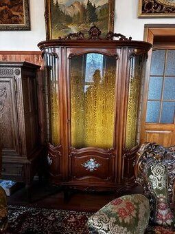 Krásna stará vitrína -barokní