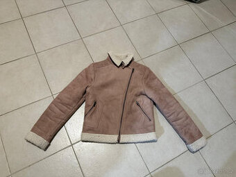 Dívčí bunda - kožíšek vel. 152