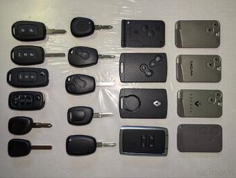 Startovaci klíč Dacia Duster, Sandero, Logan + nakodování