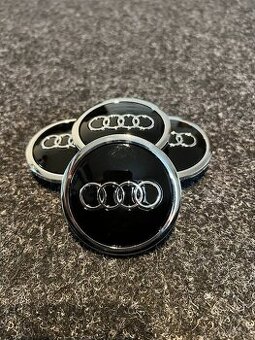 Středové krytky Audi 69mm černé - 1