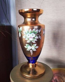 Vaza 27cm Novoborske sklo