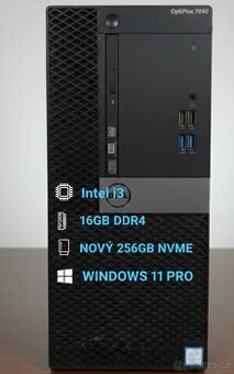 MiniTower | 16GB RAM | Nový 256 NVMe SSD | W11pro