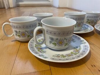 Josefina Loučky - 5x šálek, 2x podšálek