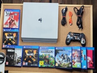 Playstation 4 PRO 1 TB + 8 her