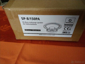 Reproduktor Monacor SP-8/150PA. 2 kusy. Nové, nepoužité.