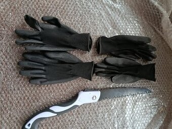 Skládací pila Dřevo + 2 pary rukavic