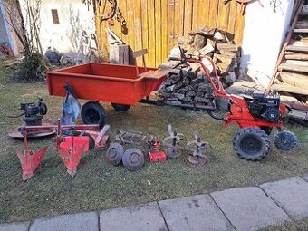 Mountfield MFD 19. Sekacka, vozik, kultivátor, pluh....