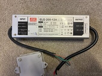 LED napájecí zdroj spínaný, ELG-200-12A MEAN WELL