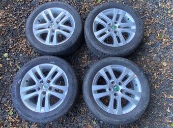 155. sada letní alu kola 205/55 r16 5x112 Škoda