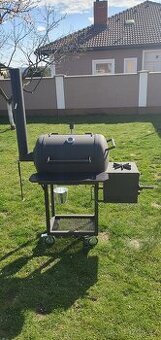 BBQ zahradní gril-Lokomotiva USA smoker