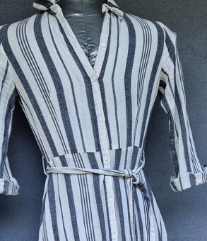 Dlouhé pruhované šaty, značka Only