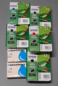 Inkoustové náplně pro tiskárnu EPSON R800/1800