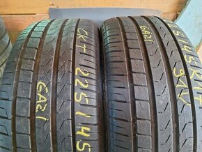 Prodám letní pneu 225/45/17 Pirelli a Dunlop - 1