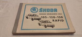 Škoda 105 120 130 Rapid seznam náhradních dílů - 1