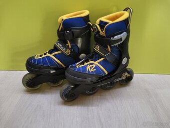 dětské inline brusle K2 nastavitelná vel. 29-34