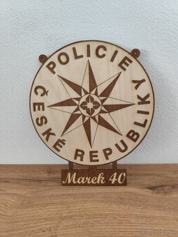 Policejní znak - dárek, výročí, narozeniny