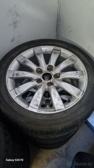 ORIG ALU AUDI A4,5X112 - 245/45/17 95Y  ET 47  LETNÍ  Č - 21