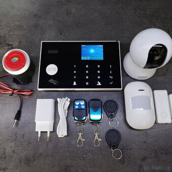 WiFi GSM alarm TUYA (český jazyk) s WiFi kamerou