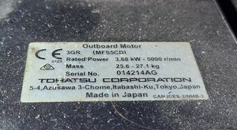 TOHATSU 5 HP L