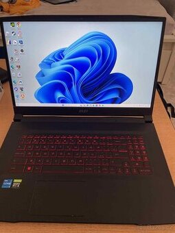 MSI Katana GF76 11UC - VÝBORNÝ STAV, Herní notebook