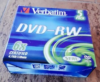 DVD-RW, DVD+RW a CD-R (ceny viz text)