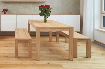 Jidelni stul + 2x lavice